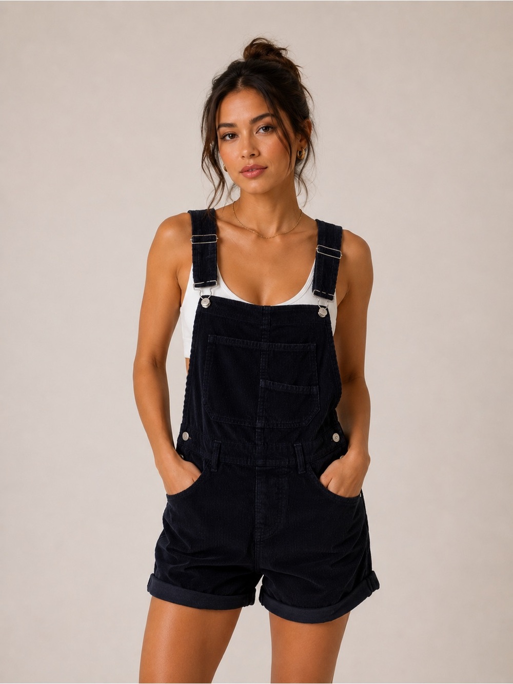 🎉LAST PIECE🎉Free People Ziggy Cord Shortalls‎
